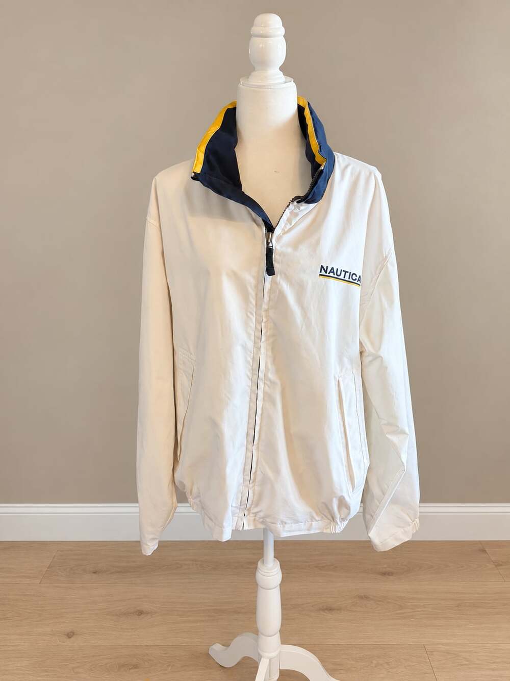 Nautica Reversible Windbreaker Jacket Size L